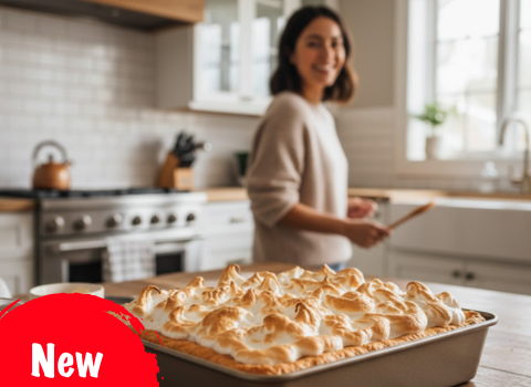 Szarlotka z bezą – przepis na idealny, domowy wypiek