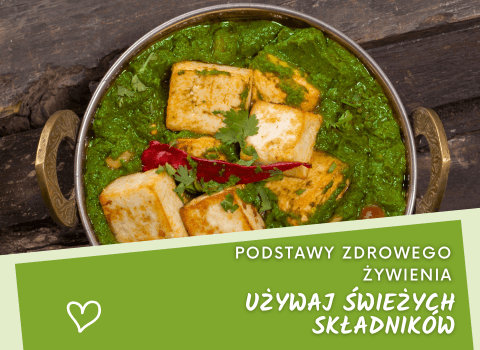 Palak paneer – aromatyczne danie kuchni indyjskiej ze szpinakiem i serem