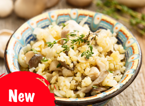 Risotto z leśnymi grzybami i tymiankiem – kremowy przepis na aromatyczny obiad