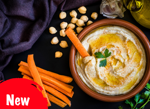 Hummus z dyni z pieczonymi marchewkami – jesienny przepis pełen smaku