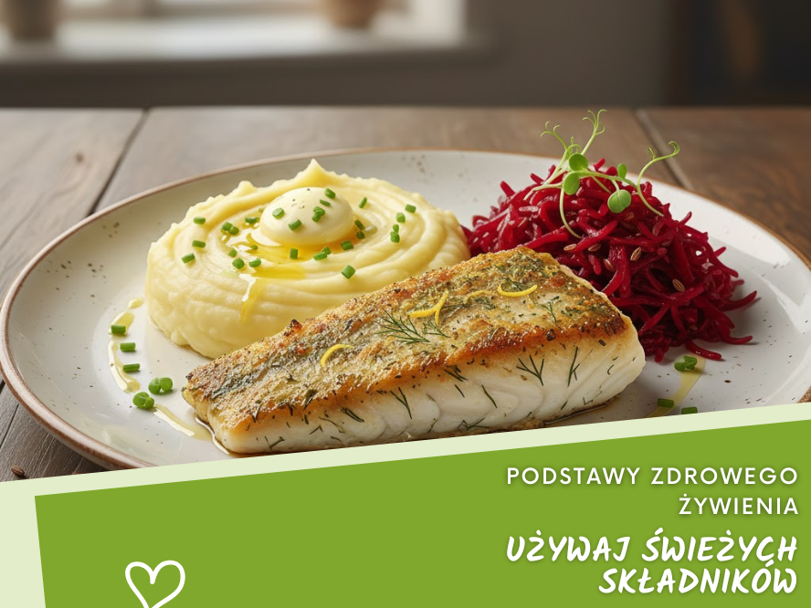 Pieczony mintaj z buraczkami i kremowym purée ziemniaczanym – prosty i elegancki obiad