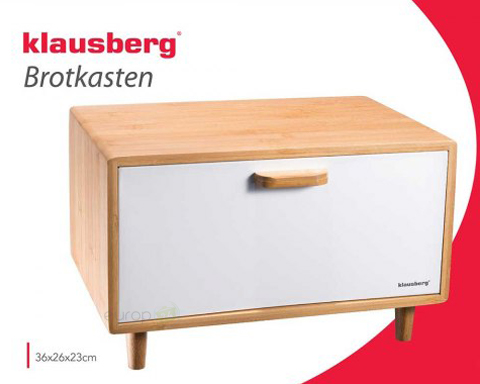 Chlebak drewniany Klausberg w pudełku