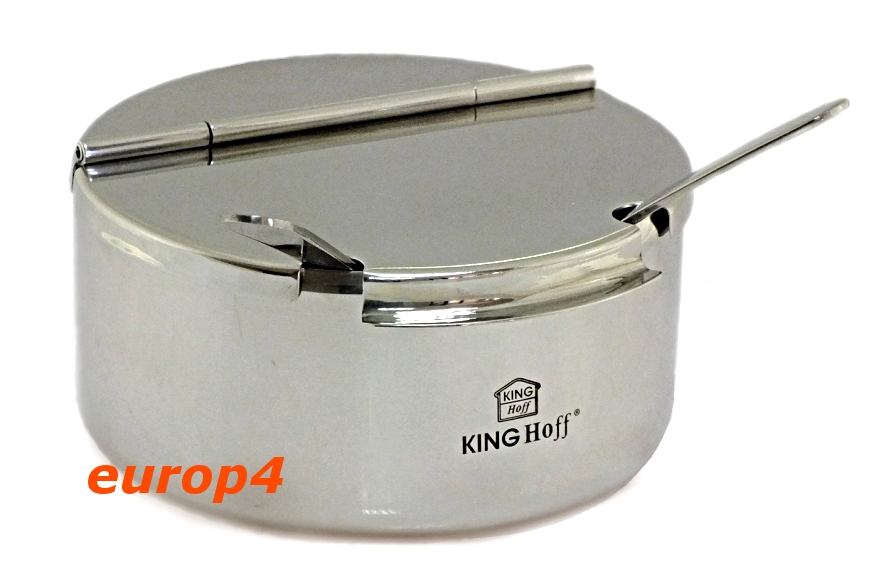 Cukiernica Kinghoff KH 3728 pojemnik na cukier +łyżeczka metal