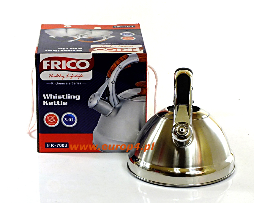 Czajnik Frico FR 7003 3 l z gwizdkiem INDUKCJA stalowy MAT Wybór