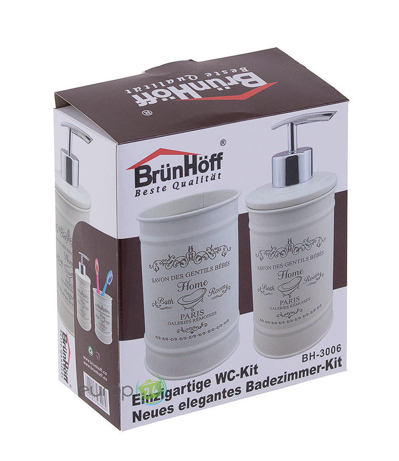 Zestaw łazienkowy dozownik do mydła Brunhoff BH 3006
