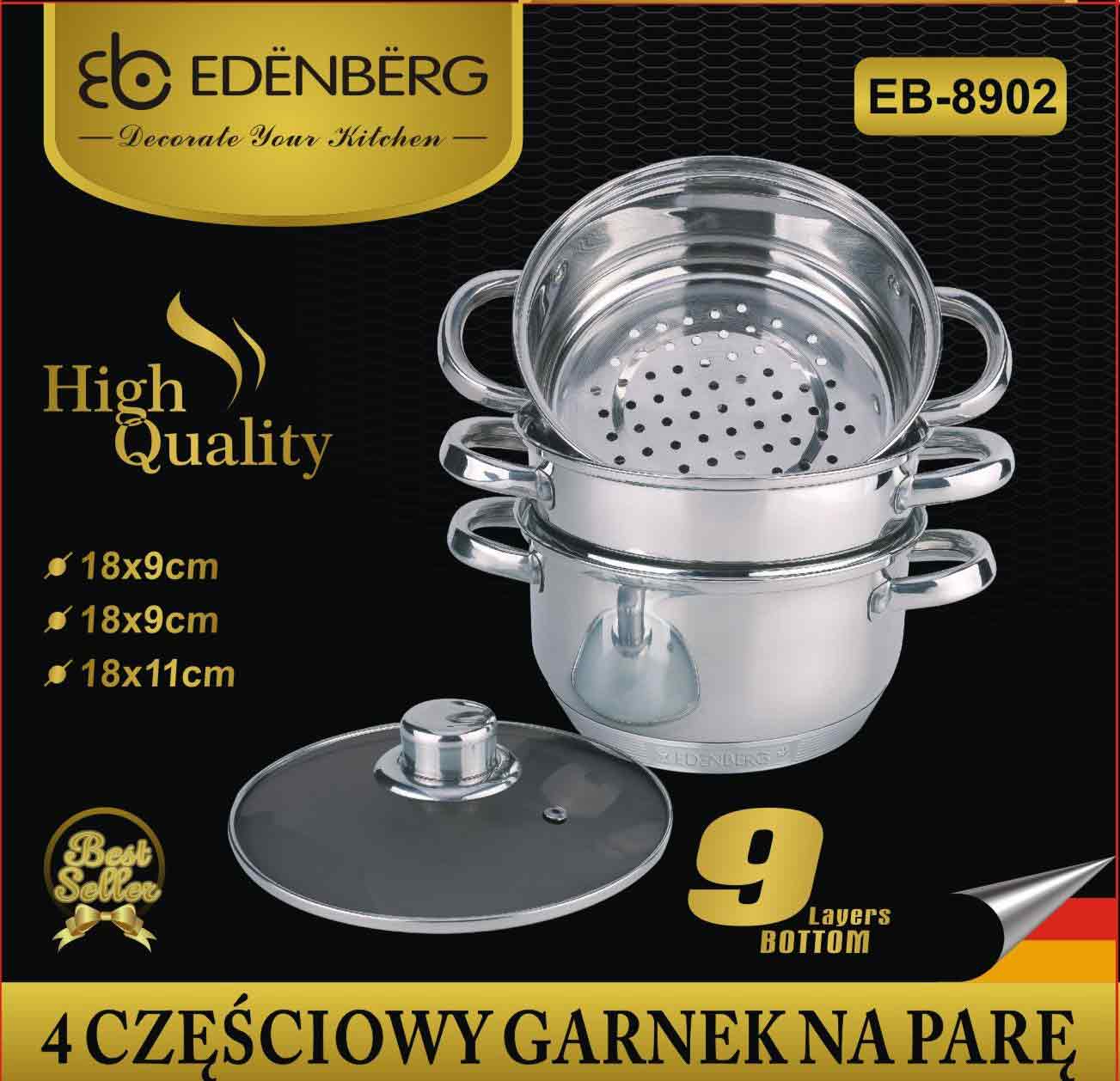 Garnek do gotowania na parze Edenberg EB 8902 PAROWAR