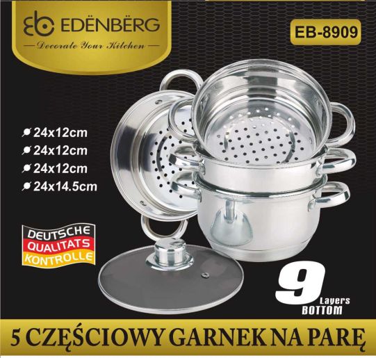 Garnek do gotowania na parze Edenberg EB 8909 24 cm PAROWAR