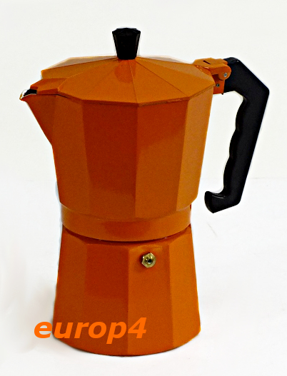 Kawiarka EH 6923 odcień pomarańczowy 450 ml kafetiera 9 zaparzacz do kawy