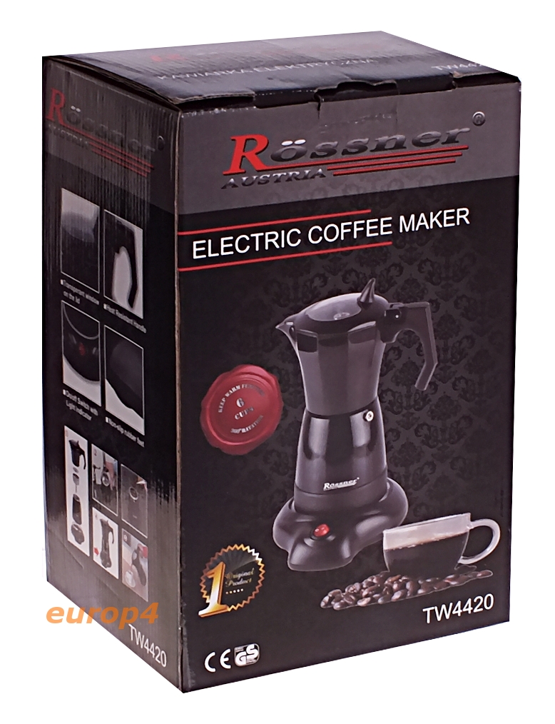 Kawiarka Rossner TW 4420 kafetiera zaparzacz kawy elektryczna