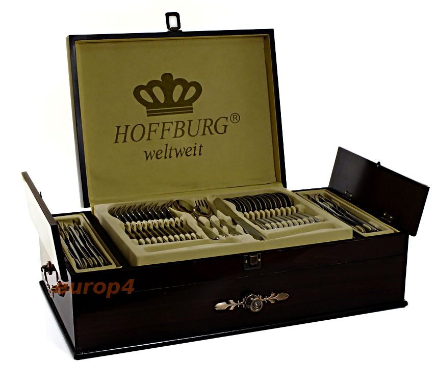 Komplet sztućce Hoffburg zestaw 84 el+widelece+łyżki T