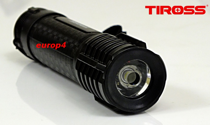 Latarka Tiross TS 1114  lampka BULB LED 3W zasilana materiał