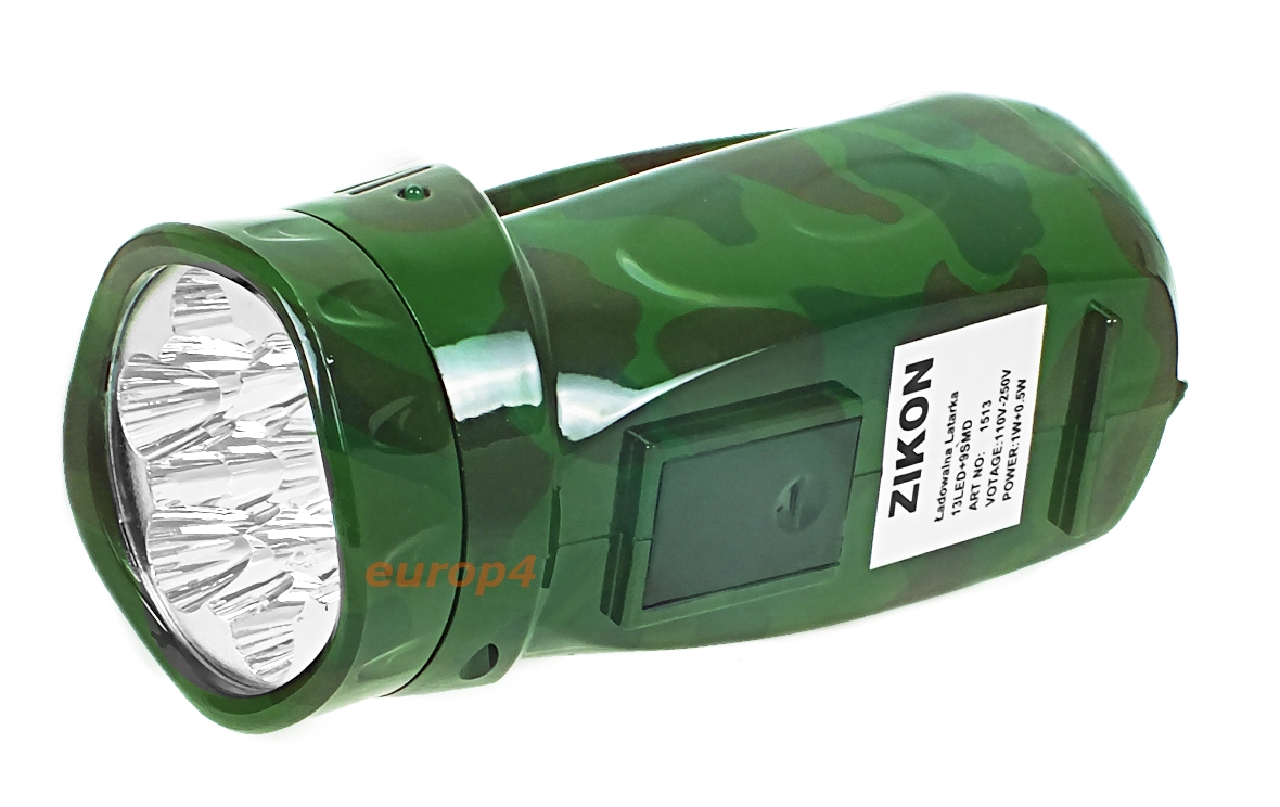 Latarka Zikon ZK 1513 +szperacz akumulatorowa latarki 21xLED