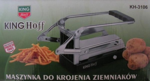 Maszynka do frytek KingHoff KH 3106 / EH 6972 ziemniaków krajalnica Stalowa