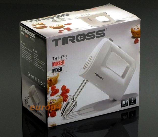 Mikser Tiross TS 1370 Robot Kuchenny MOCNY 150 ręczny mixer