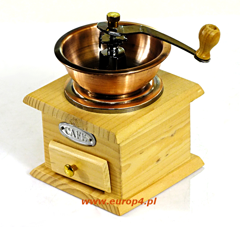 Młynek PO 9054 ceramiczny / PO 9052 drewniany ręczny do kawy ziaren ceramiczny żarnowy