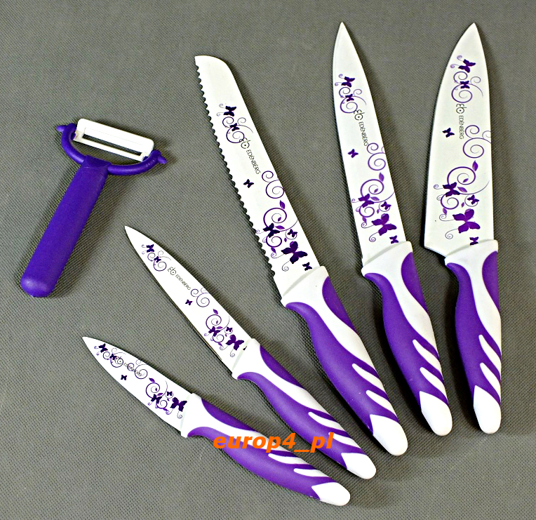 NOŻE EB 7771 - 7772 Kuchenne zestaw Ceramiczne Nóż obierak