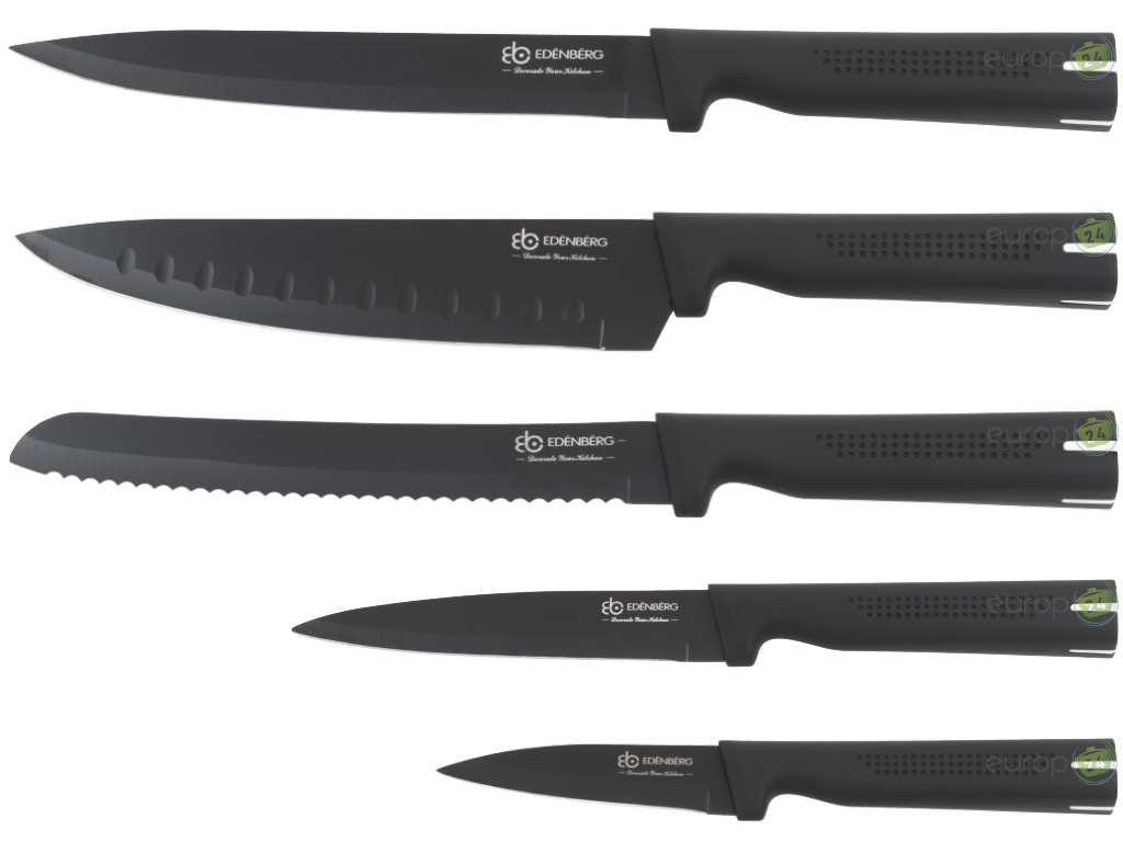 Noże w stojaku Edenberg EB 928