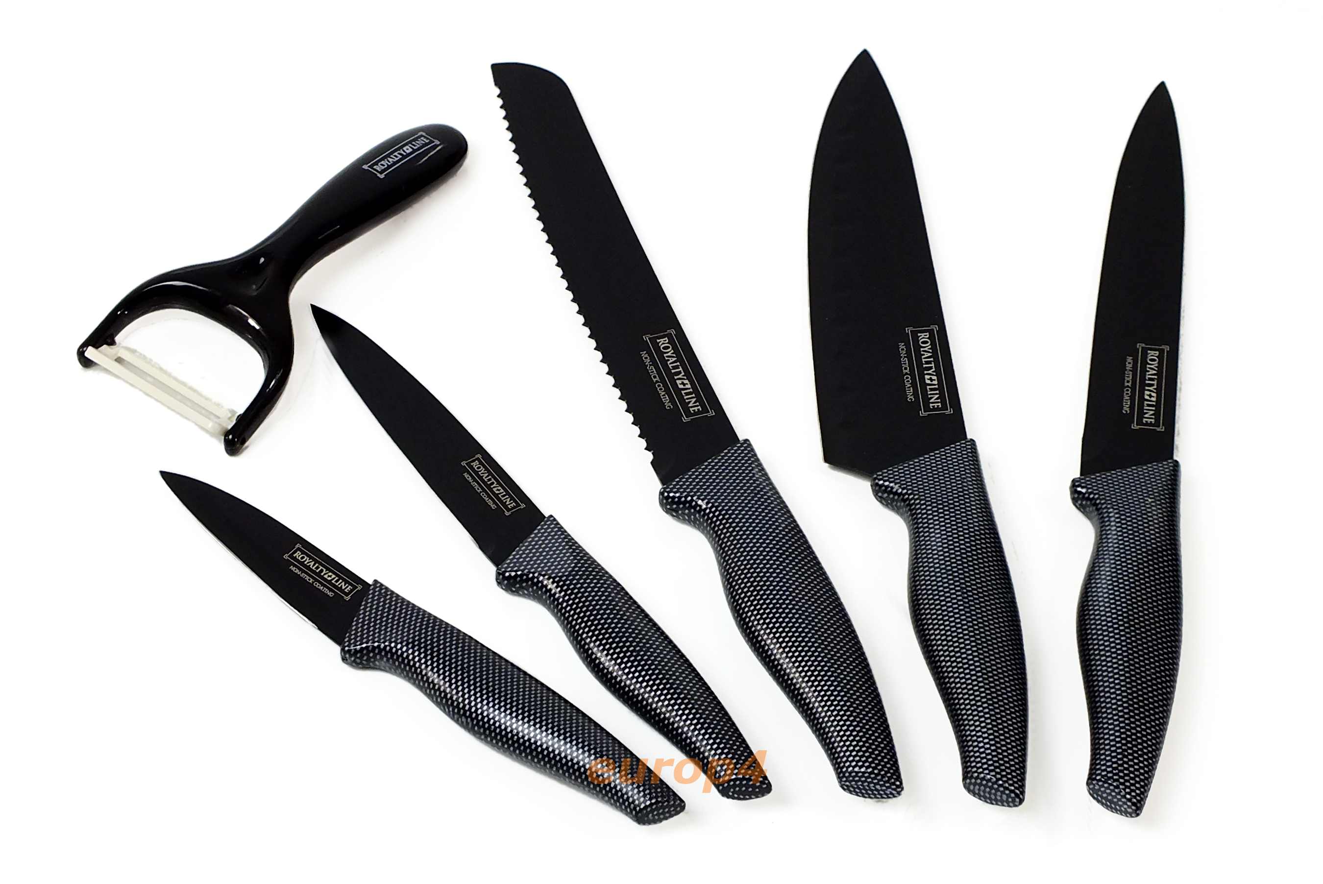 Noże Royalty Line RLCB5 kuchenne stalowe nóż kpl zestaw