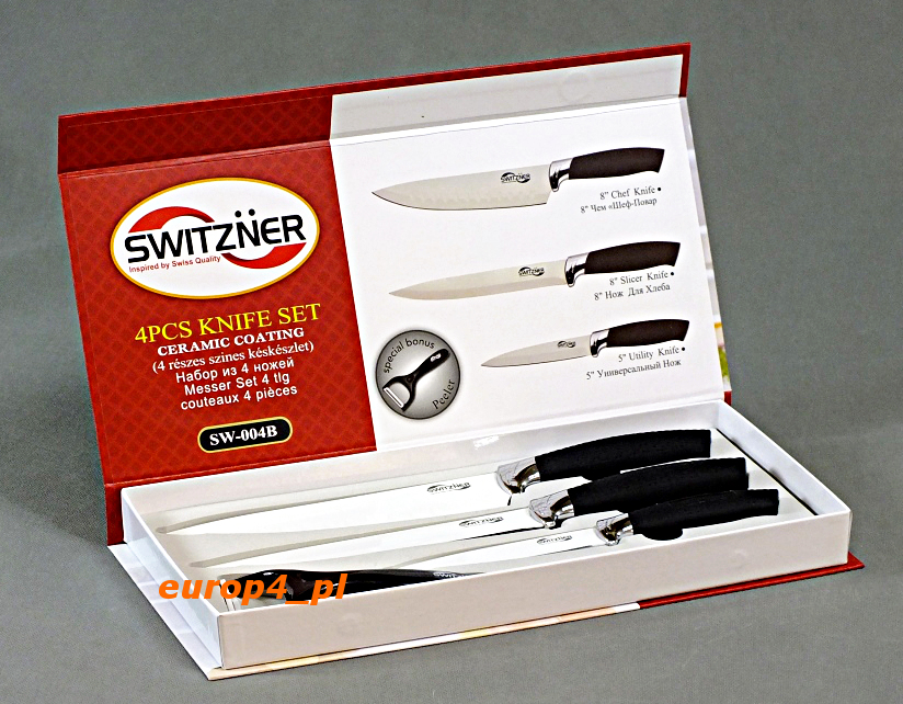 Noże Switzner Swiss SW 004 B pakowane w pudełko