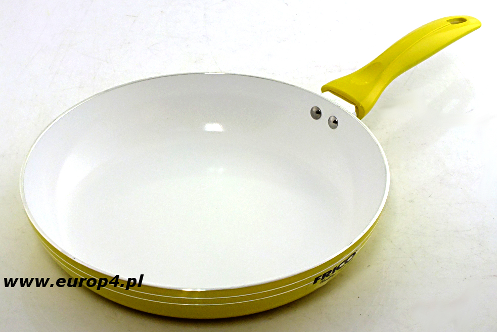 Patelnia Frico FR 165 - 24 cm Ceramiczna Indukcja patelnia żółta