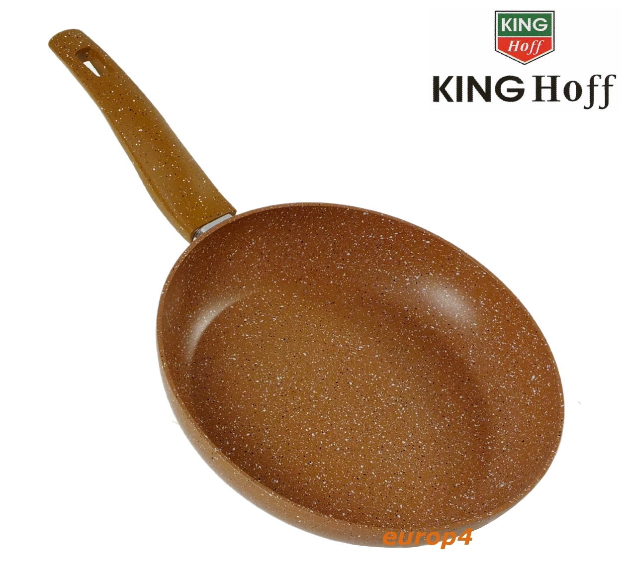 Patelnia KingHoff KH 3669 - 26 cm Granitowa Indukcyjna Marmurowa