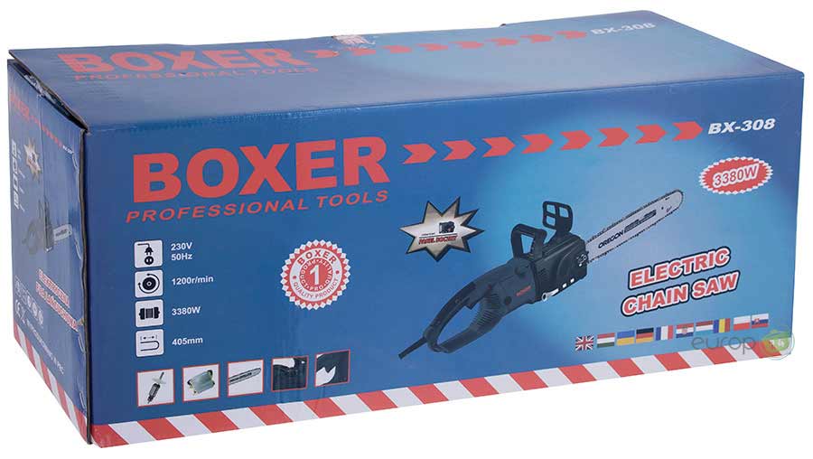 Pudełko piły łańcuchowej elektrycznej BOXER BX 308