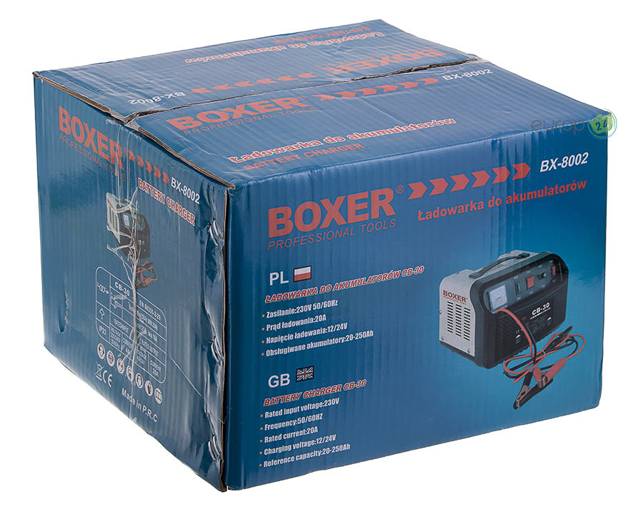 Prostownik 20A Boxer BX 8002 - pudełko