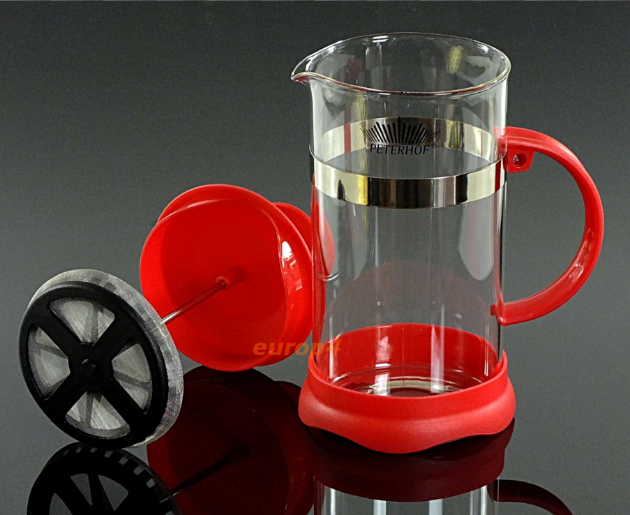 Szklany zaparzacz Peterrhoff PH 12531- 10 do herbaty ziół kawy dzban 1000 ml