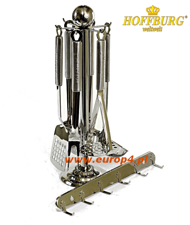 Sztućce Hoffburg HB 2380 przybory kuchenne łyżki metal wieszak