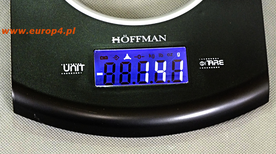 Waga kuchenna cyfrowa Hoffman HF 6311 elektroniczna BIAŁA LCD
