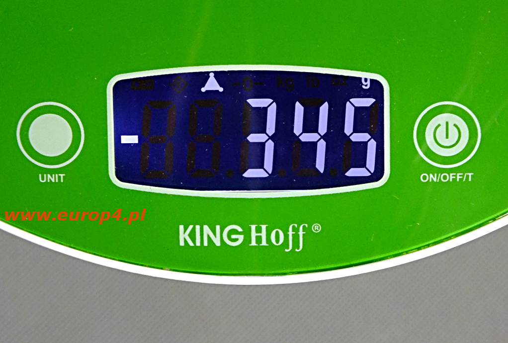 Waga kuchenna cyfrowa KingHoff KH 6070 elektroniczna miską LCD