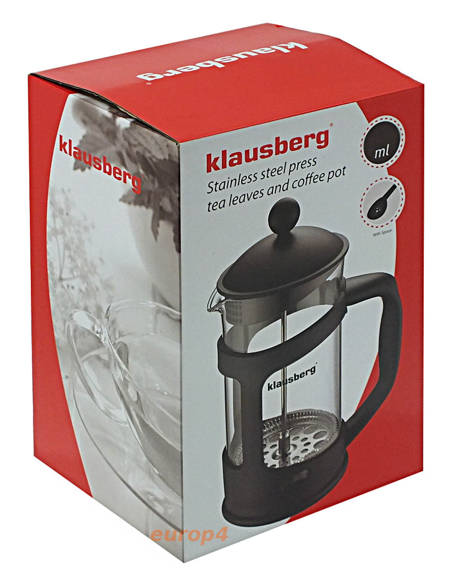 Zaparzacz szklany do herbaty Klausberg KB 7113 kawy 800 ml dzbanek