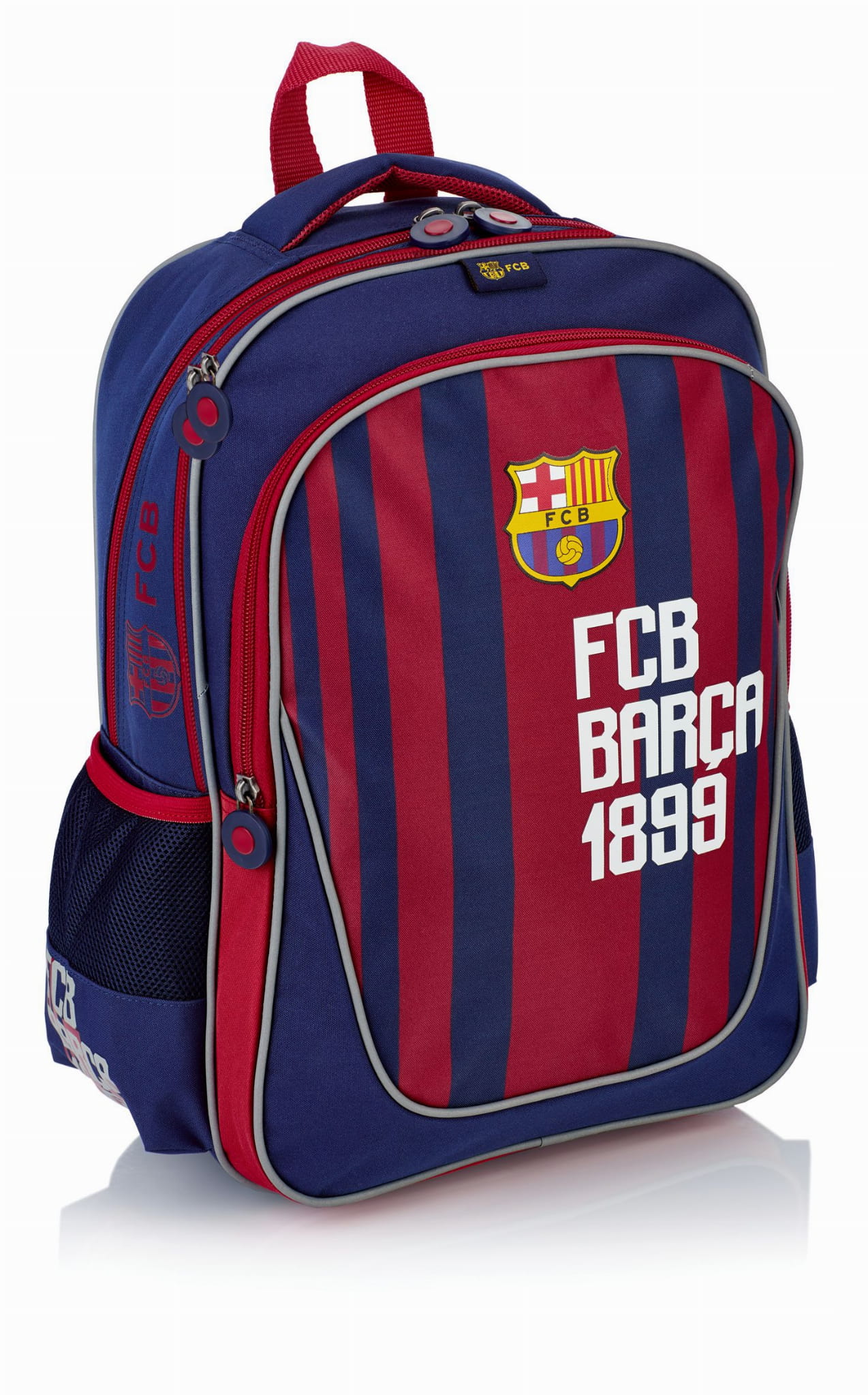 Plecak szkolny dwukomorowy młodzieżowy i Portfelik FC Barcelona